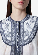 Coast Scarf Printed Blouse