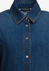 Denim Tapered Shirt