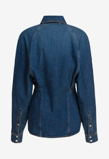 Denim Tapered Shirt