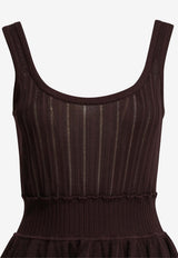 Crinoline Knit Mini Dress