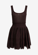Crinoline Knit Mini Dress