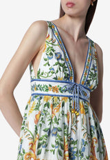 Farm Rio Floral Tapestry Midi Dress Multicolor 355446CO/T_FARM-25185