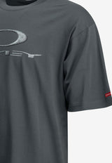 Oakley New Retro X-Metal Crewneck T-shirt Blue FOA40878823B_696c056e-98df-486d-ad32-49a4f71a4f48