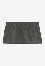 Miu Miu Technical Mini Skirt Green MG2704OOO121I/T_MIU-F0414