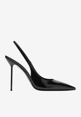 Paris Texas Lidia 105 Patent Leather Slingback Pumps Black PX913XVN01/T_PATEX-BLK