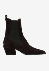 Paris Texas Bettina 50 Suede Ankle Boots Brown PX1706XV003/T_PATEX-CI