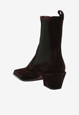 Paris Texas Bettina 50 Suede Ankle Boots Brown PX1706XV003/T_PATEX-CI