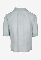 Maison Margiela Short-Sleeved Shirt Gray S51DR0001M35753_857F