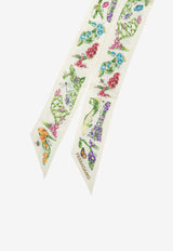 Eden Shoes Print Silk Twill Bandeau