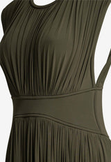 Luna Ruched Maxi Dress
