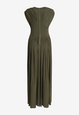 Luna Ruched Maxi Dress