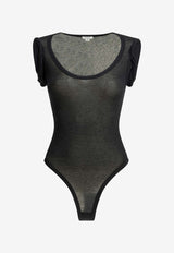 Cashmere Blend Ribbed Bodysuit