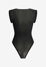 Cashmere Blend Ribbed Bodysuit