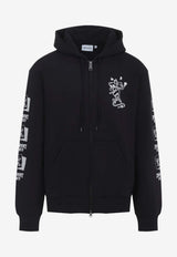 Hooded Playing Cards Graphic Sweatshirt