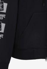 Hooded Playing Cards Graphic Sweatshirt