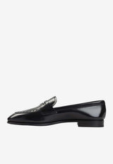 Onyx Brogue Penny Loafers