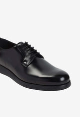 Redruth Brushed Leather Derby Shoes