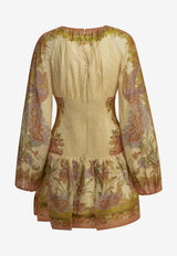Indra Floral Print Mini Dress