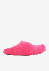 Fussbett Calf Hair Slip-On Mules