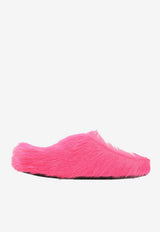 Fussbett Calf Hair Slip-On Mules