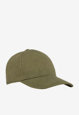 Saint Laurent Debossed Cassandre Cap Khaki 8646083YT51_2900