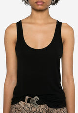 Isabel Marant Malia Jersey Tank Top Black TS0205FBB2N01I_01BK