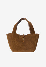 Saint Laurent Le 5 À 7 Bea Suede Tote Bag Brown 763435-008IW-2885