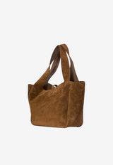 Saint Laurent Le 5 À 7 Bea Suede Tote Bag Brown 763435-008IW-2885
