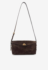 Medium Le 7 Suede Shoulder Bag