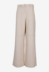 S Max Mara Armony Straight-Leg Pants Natural 2619131071600SMMARMO_001