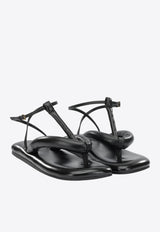 Boudoir Padded Leather Flat Sandals