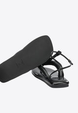 Boudoir Padded Leather Flat Sandals