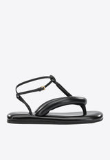 Boudoir Padded Leather Flat Sandals