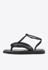 Boudoir Padded Leather Flat Sandals