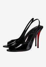Christian Louboutin Sofia Z 110 Slingback Sandals in Patent Leather Black 3260086LE/T_LOUBO-B439