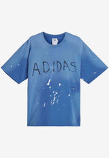 Adidas X Song For The Mute Paint Splatter Logo T-shirt Light Blue KS1341CO/S_ADIST-DP