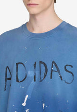 Adidas X Song For The Mute Paint Splatter Logo T-shirt Light Blue KS1341CO/S_ADIST-DP