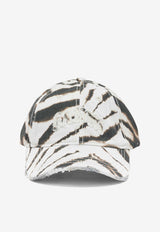 Zebra Print Baseball Cap