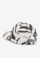 Zebra Print Baseball Cap