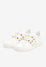 Valentino Rockstud Untitled Leather Sneakers White 6Y2S0931-GDL-RJJ