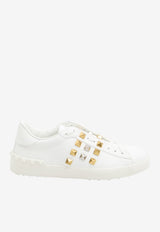 Valentino Rockstud Untitled Leather Sneakers White 6Y2S0931-GDL-RJJ