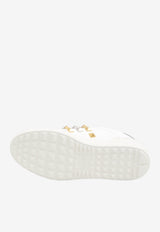 Valentino Rockstud Untitled Leather Sneakers White 6Y2S0931-GDL-RJJ