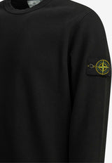 Stone Island Mesh-Stitch Crewneck Sweatshirt Black 6100011S0297V0029_70b86fe2-d358-43ea-b4a2-b244677e22e0
