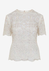 Studded Lace Top