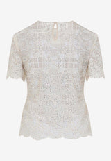 Studded Lace Top