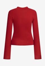 Merino Wool Polo Sweater
