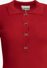 Merino Wool Polo Sweater