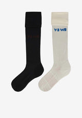 Y-3 X Wales Bonner Logo Socks - Set of 2 Multicolor KG4889CO/S_ADIST-OB