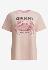 Crab Print T-shirt