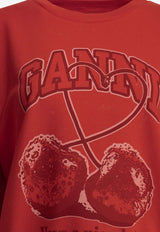 Cherries Print Sweatshirt